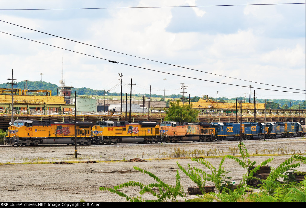 7 Units On A SB Train